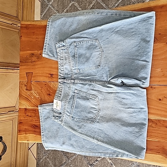 Papaya High-Rise Straight Distressed Denim Jeans Size 11 - Picture 5 of 11